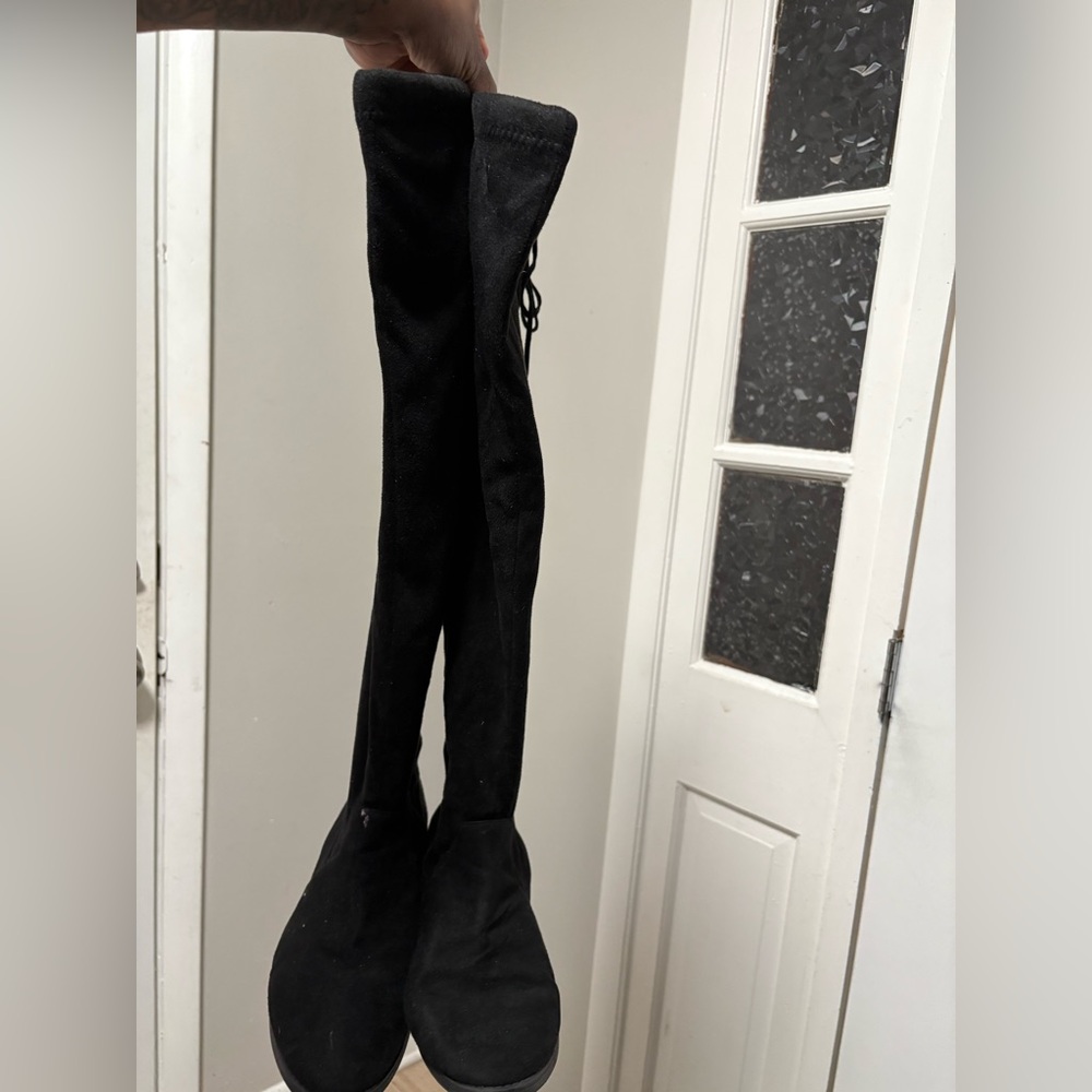 Black Over-the-Knee Boots